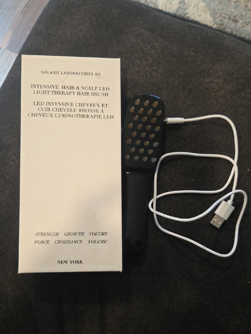 Solaris Laboratories NY LED Hair & Scalp Light Therapy Brush